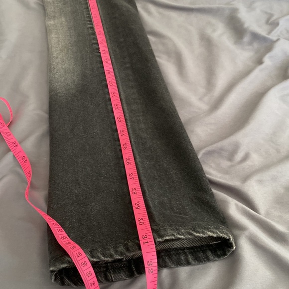 Rapsodia Super Low Rise Jeans black faded size 22 - Picture 9 of 10